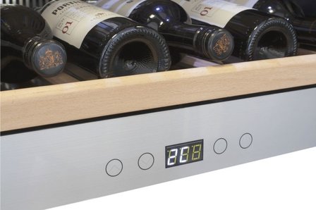 Caso Weinschrank WineChef Pro 126 Edelstahl