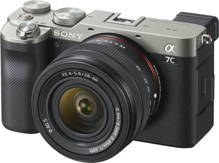 Sony Digitale Systemkamera Alpha 7C ( ILCE-7CLB ) Kit 28-60 mm Silber