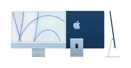 APPLE iMac 2021 MGPD3D/A CTO, All-in-One PC mit 23,5 Zoll Display, Apple M-Series Prozessor, 16 GB RAM, 2 TB SSD, Apple M1 Chip  Silber/Gr&uuml;n/Blau/Rose