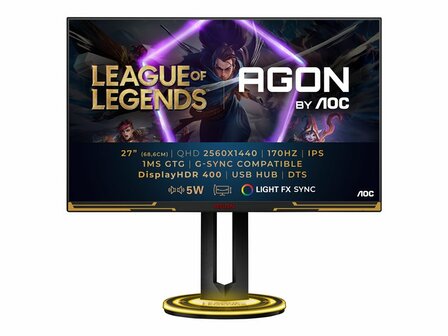 AOC Gaming AG275QXL - League of Legends Edition - AGON Series - LED-Monitor - QHD - 69 cm (27&quot;) - HDR