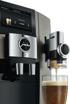 JURA Kaffeevollautomat J8 (EA) Midnight Silver / Pianowhite / Piano Black