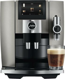 JURA Kaffeevollautomat J8 (EA) Midnight Silver / Pianowhite / Piano Black