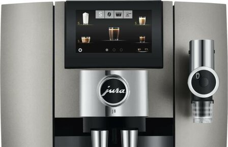 JURA Kaffeevollautomat J8 (EA) Midnight Silver / Pianowhite / Piano Black