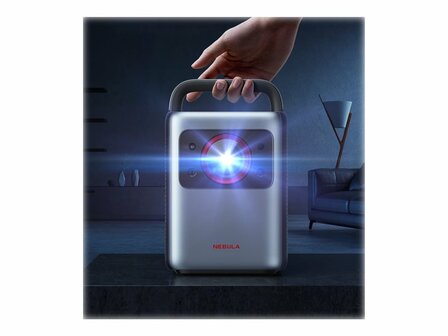 Nebula Cosmos Laser 4K - DLP-Projektor - tragbar - 802.11a/b/g/n/ac wireless / Bluetooth 4.2 - Schwarz