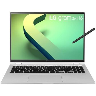 LG 16&quot; 16T90Q Notebook I7 16GB LPDDR5/1 TB SSD/ Silber W11P