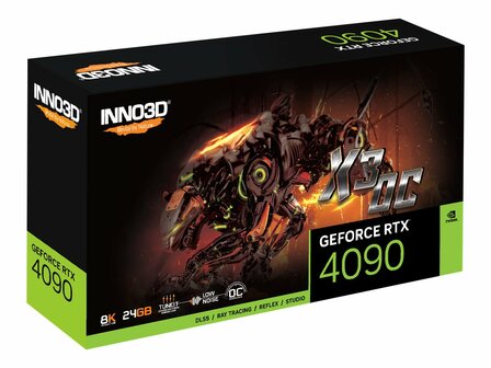 INNO3D GEFORCE RTX 4090 X3 OC 24GB GDDR6X 384-bit 3xDP 1xHDMI 