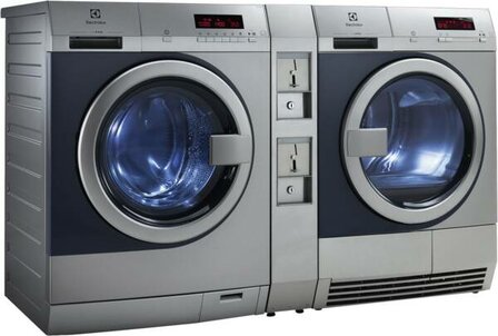 Electrolux Professional gewerbliche Nutzung Set WE/TE Duo (WE170PP ZIP+TE1120P ZIP+B12COINBOX) Edelstahl