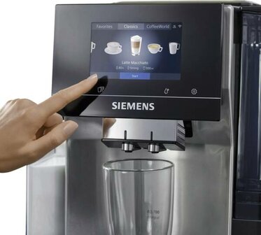 Siemens Kaffeevollautomat TQ703D07 Inox-Silber