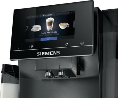 Siemens Kaffeevollautomat TQ707DF5 top Team Dark Inox