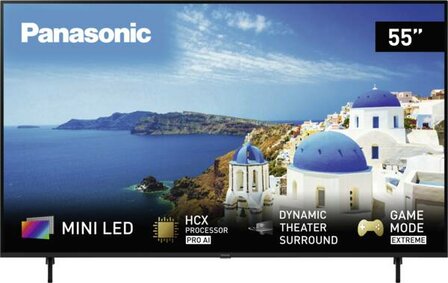 Panasonic LED-Fernseher TX-55MXW954 Metal Black Hairline