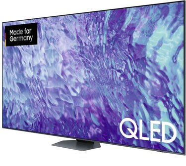 Samsung LED-Fernseher GQ98Q80CATXZG Carbon-Silber