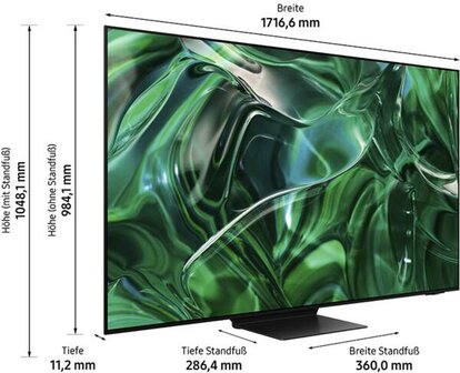 Samsung OLED-Fernseher GQ77S95CATXZG Titanschwarz