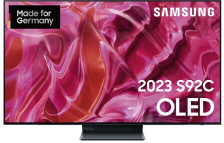 Samsung OLED-Fernseher GQ77S92CATXZG Carbon-Silber