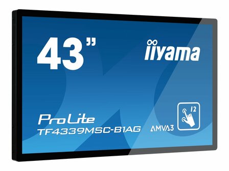 IIYAMA TF4339MSC-B1AG 109,22cm 43Zoll PCAP LED 1920x1080 12 Points Touch 16:9