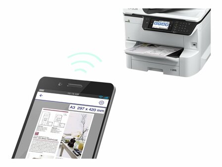 EPSON WorkForce Pro WF-C8690DWF BAM MFP Print 35ppm Scan 25ipm Fax 