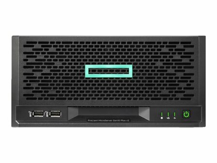 HPE ProLiant MicroServer Gen10 Plus v2 Intel Xeon E-2314 4-core 16GB-U VROC 4LFF-NHP 180W External PS Server 