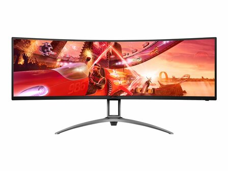 AOC Gaming AG493QCX2 - AGON Series - LED-Monitor - gebogen - 124.5 cm (49&quot;) - HDR