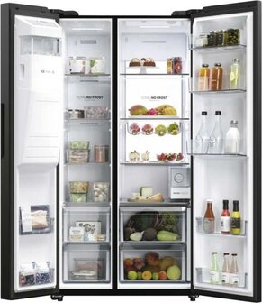 Haier Side by Side HSW79F18DIPT Slate Black