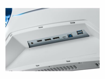 Samsung LED-Monitor Odyssey Neo G95NC S57CG954NU Curved Weiss-Schwarz