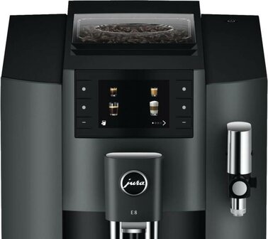 JURA Kaffeevollautomat E8 (ECS) Night Inox