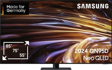 Samsung LED-Fernseher GQ75QN95DATXZG Graphit-Schwarz