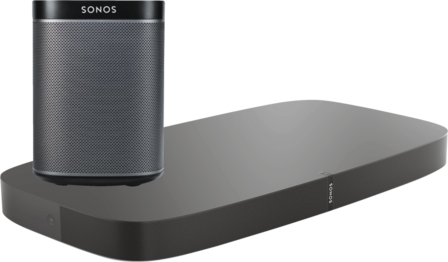  Sonos Soundplate Playbase We Bundle + 2xPlay1Sch 
