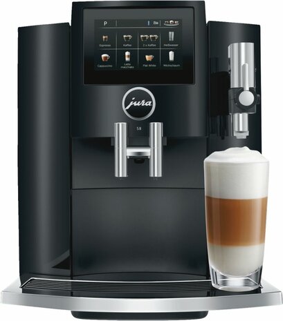 JURA Kaffee-Vollautomat S8 (EA) Piano Black 