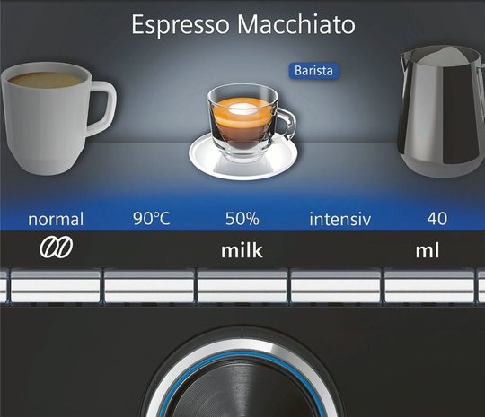 Siemens Kaffee-Vollautomat TI9558X1DE EQ.9 plus connect s500 Edelstahl