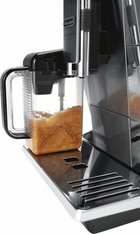 Delonghi CRF Elite Kaffee-Vollautomat ECAM 656.85.MS Edelstahl-Schwarz