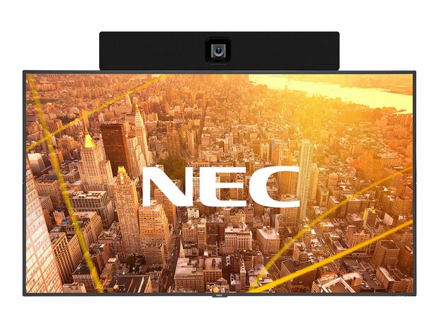 NEC SP-ASCM-2 Kollaborative Soundbar aktive Soundbar mit integriertem Mikrofon und Huddly GO-Kamera 2x40W 