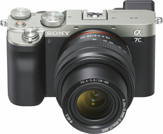 Sony Digitale Systemkamera Alpha 7C ( ILCE-7CLB ) Kit 28-60 mm Silber