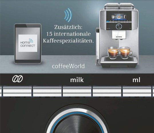 Siemens Extraklasse Kaffee-Vollautomat TI957FX5DE Schwarz