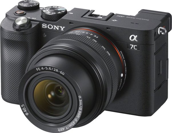 Sony Digitale Systemkamera Alpha 7C ( ILCE-7CLB ) Kit 28-60 mm Schwarz