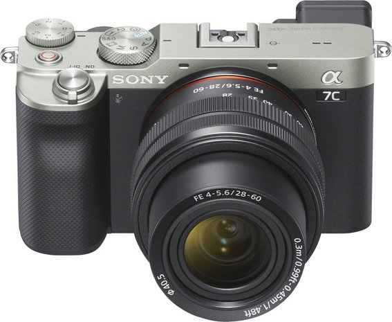 Sony Digitale Systemkamera Alpha 7C ( ILCE-7CLB ) Kit 28-60 mm Silber