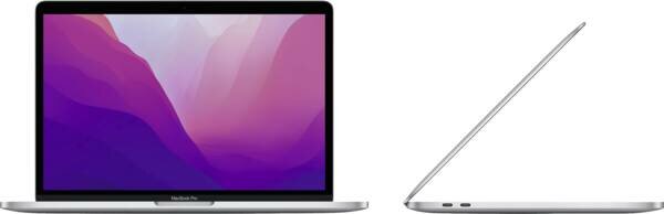 Apple Notebook MacBook Pro 13" 512GB SSD/M2 Chip/8C CPU/10C GPU/8GB RAM Silber/Spacegrey