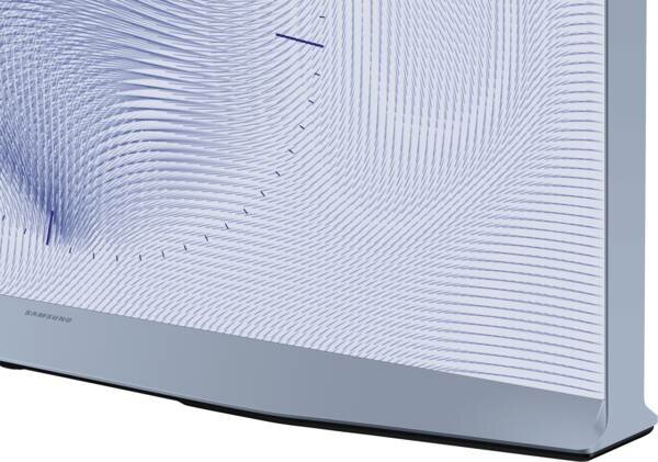 Samsung LED-Fernseher GQ55LS01BBAUXZG Serif Cotton Blue