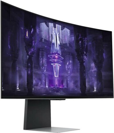  Samsung Odyssey OLED G8 S34BG850SU Curved Gaming Monitor 86 cm (34 Zoll) UWQHD, OLED, 0.1ms, 175Hz, AMD FreeSync 