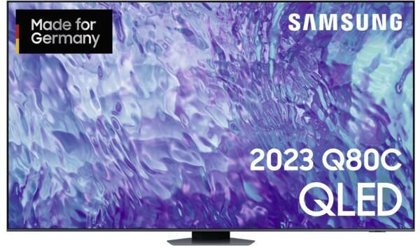 Samsung LED-Fernseher GQ98Q80CATXZG Carbon-Silber