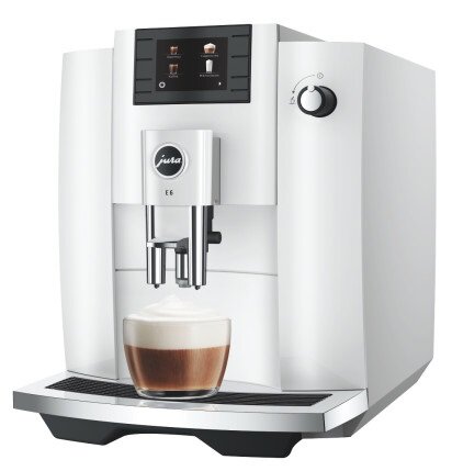 JURA Kaffeevollautomat E8 (EC) Dark Inox / Platin  / Pianowhite