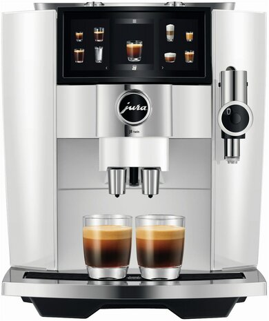 JURA Kaffeevollautomat J8 twin (EA) Diamond Black / Diamond White