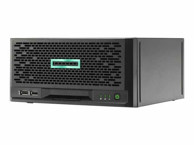 HPE ProLiant MicroServer Gen10 Plus v2 Intel Xeon E-2314 4-core 16GB-U VROC 4LFF-NHP 180W External PS Server 