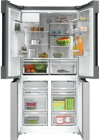 Bosch Multidoor/ Frenchdoor KFI96APEA Edelstahl-Silber