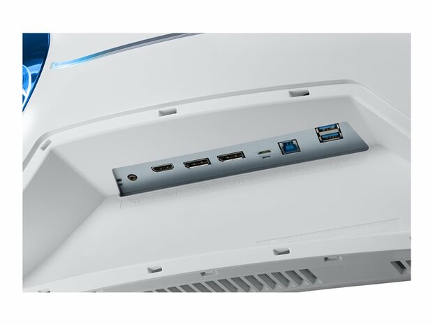 Samsung LED-Monitor Odyssey Neo G95NC S57CG954NU Curved Weiss-Schwarz