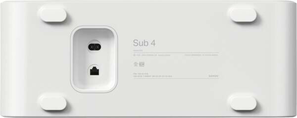 Sonos Epic Multiroom-Subwoofer Sub 4 Weiss
