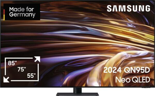 Samsung LED-Fernseher GQ85QN95DATXZG Graphit-Schwarz