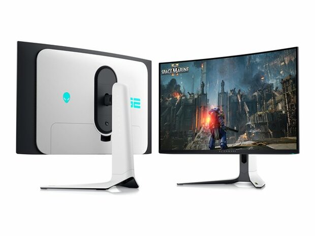 Alienware 32 Gaming Monitor AW3225QF - OLED-Monitor - gebogen - 4K - 80.32 cm (32") - HDR