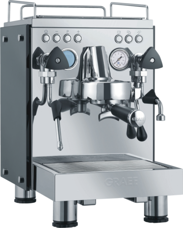  Graef  Espresso-Maschine Contessa Edelstahl-Schwarz