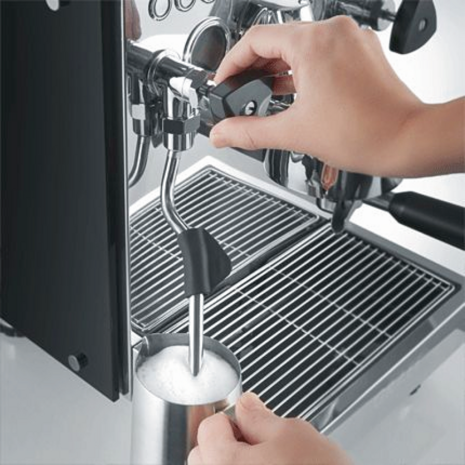  Graef  Espresso-Maschine Contessa Edelstahl-Schwarz
