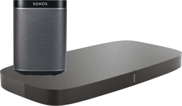  Sonos Soundplate Playbase We Bundle + 2xPlay1Sch 